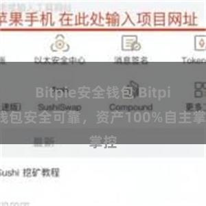 Bitpie安全钱包 Bitpie钱包安全可靠，资产100%自主掌控