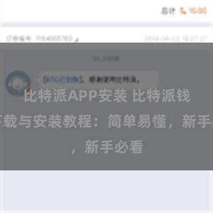 比特派APP安装 比特派钱包下载与安装教程：简单易懂，新手必看