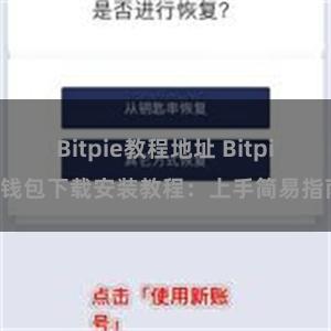 Bitpie教程地址 Bitpie钱包下载安装教程：上手简易指南