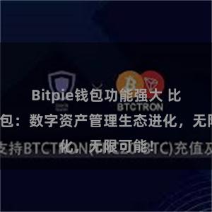 Bitpie钱包功能强大 比特派钱包：数字资产管理生态进化，无限可能！