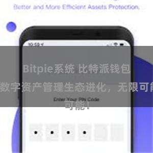 Bitpie系统 比特派钱包：数字资产管理生态进化，无限可能！