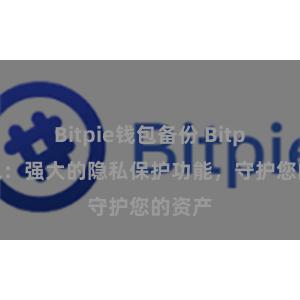 Bitpie钱包备份 Bitpie钱包：强大的隐私保护功能，守护您的资产