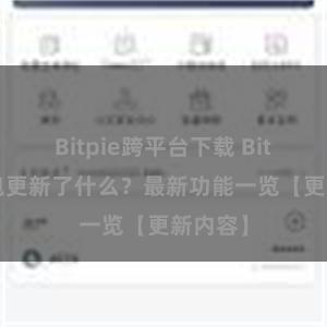 Bitpie跨平台下载 Bitpie钱包更新了什么？最新功能一览【更新内容】