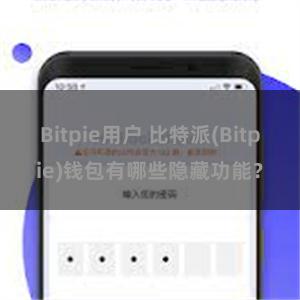 Bitpie用户 比特派(Bitpie)钱包有哪些隐藏功能？