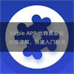 Bitpie APP 比特派安装步骤详解，快速入门指南