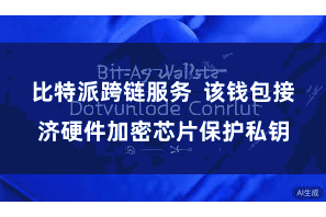 比特派跨链服务  该钱包接济硬件加密芯片保护私钥
