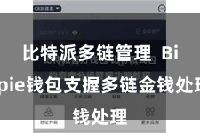 比特派多链管理  Bitpie钱包支握多链金钱处理